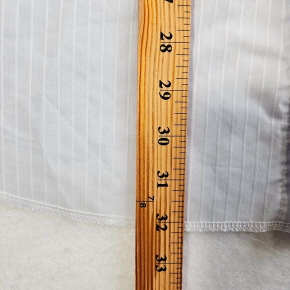 VTG Panhandle Slim Pearl Snap Shirt Mens 16.5 Blue Textured Stripes Western 90s - Picture 12 of 13